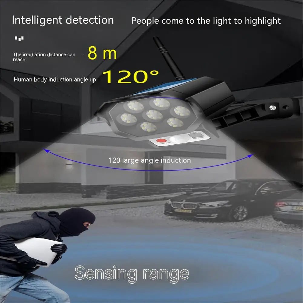 42led Solar Security Light Motion Sensor Simulation Outdoor Camera Garden Backyard Wall Lamp Ip65 Waterproof Lamp - PsalmLocks