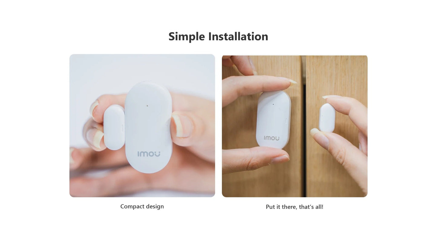 IMOU Zigbee 3.0 Smart Door Window Sensor Open/Closed Detectors App Control Security Alarm Tamper - PsalmLocks