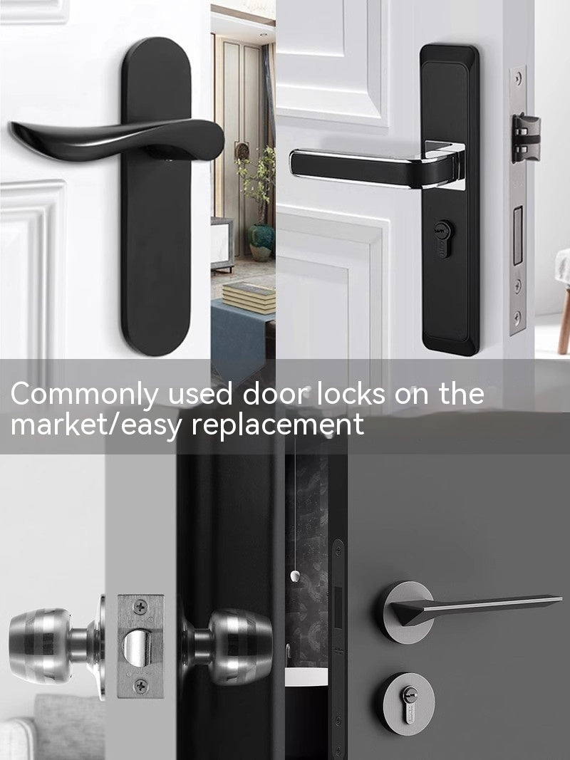 Punch - free Fingerprint Lock Household Wooden Door Smart Lock - PsalmLocks