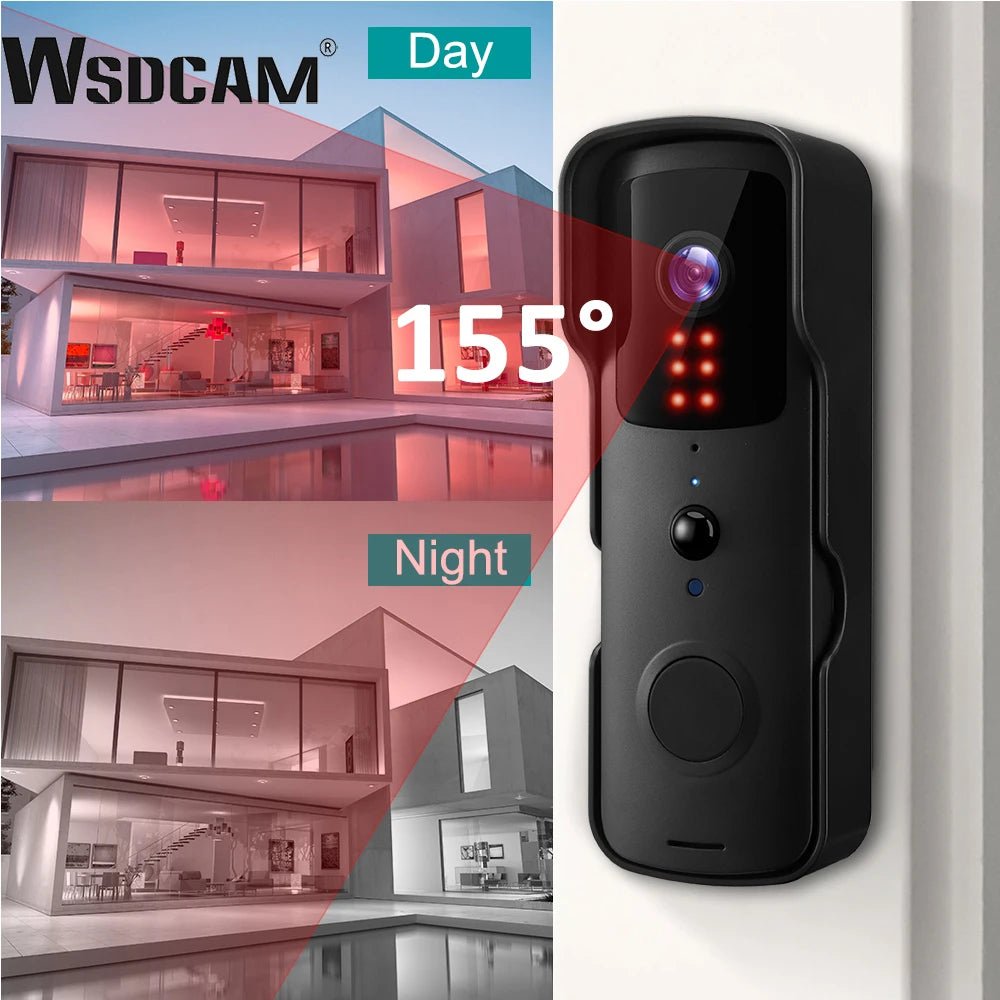 Smart Tuya WIFI Doorbell Camera 1080P HD/ Night Vision Visual Doorbell Camera Home Security - PsalmLocks