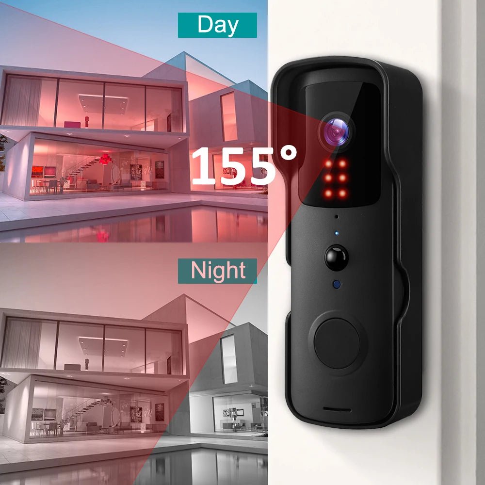 Smart Tuya WIFI Doorbell Camera 1080P HD/ Night Vision Visual Doorbell Camera Home Security - PsalmLocks