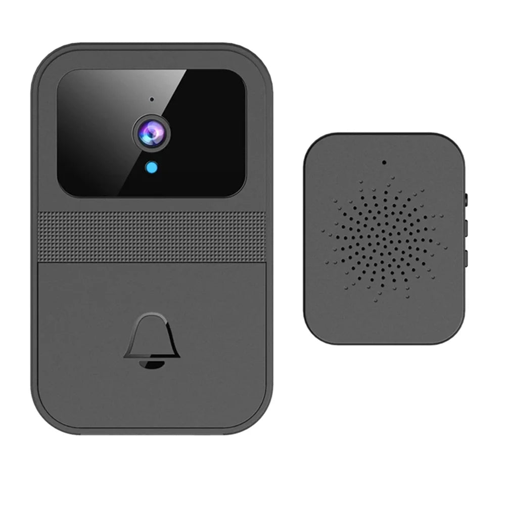 Wireless Doorbell Camera Powered Wi - Fi HD Video Smart Door Bell With Night Vision Two - Way Talking - PsalmLocks