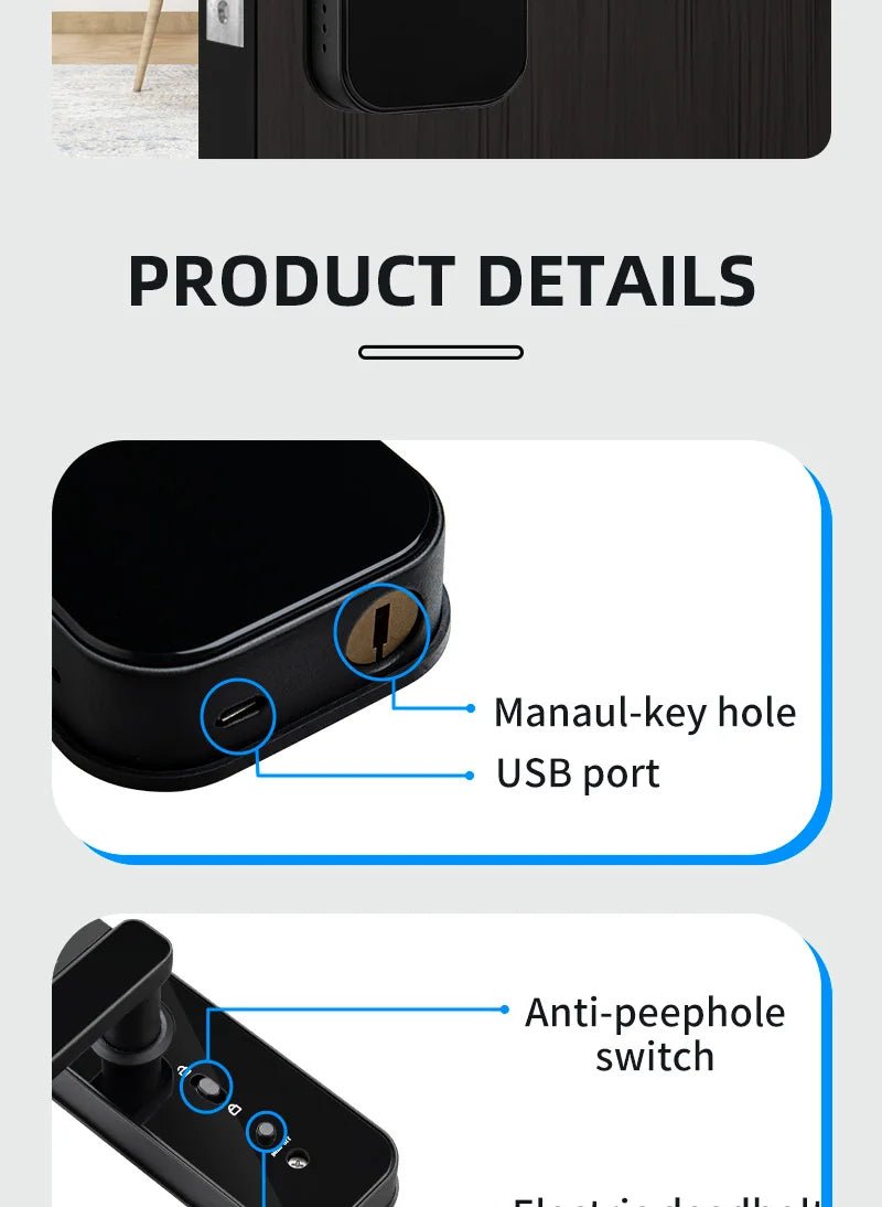 XSDTS Electronic Smart Door Lock - PsalmLocks