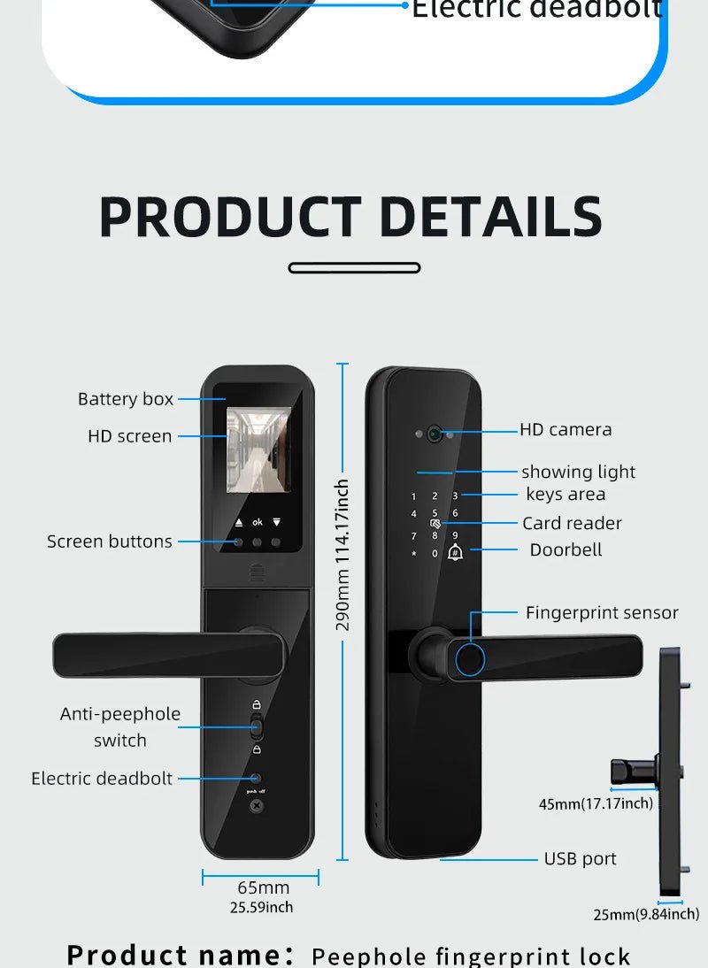 XSDTS Electronic Smart Door Lock - PsalmLocks